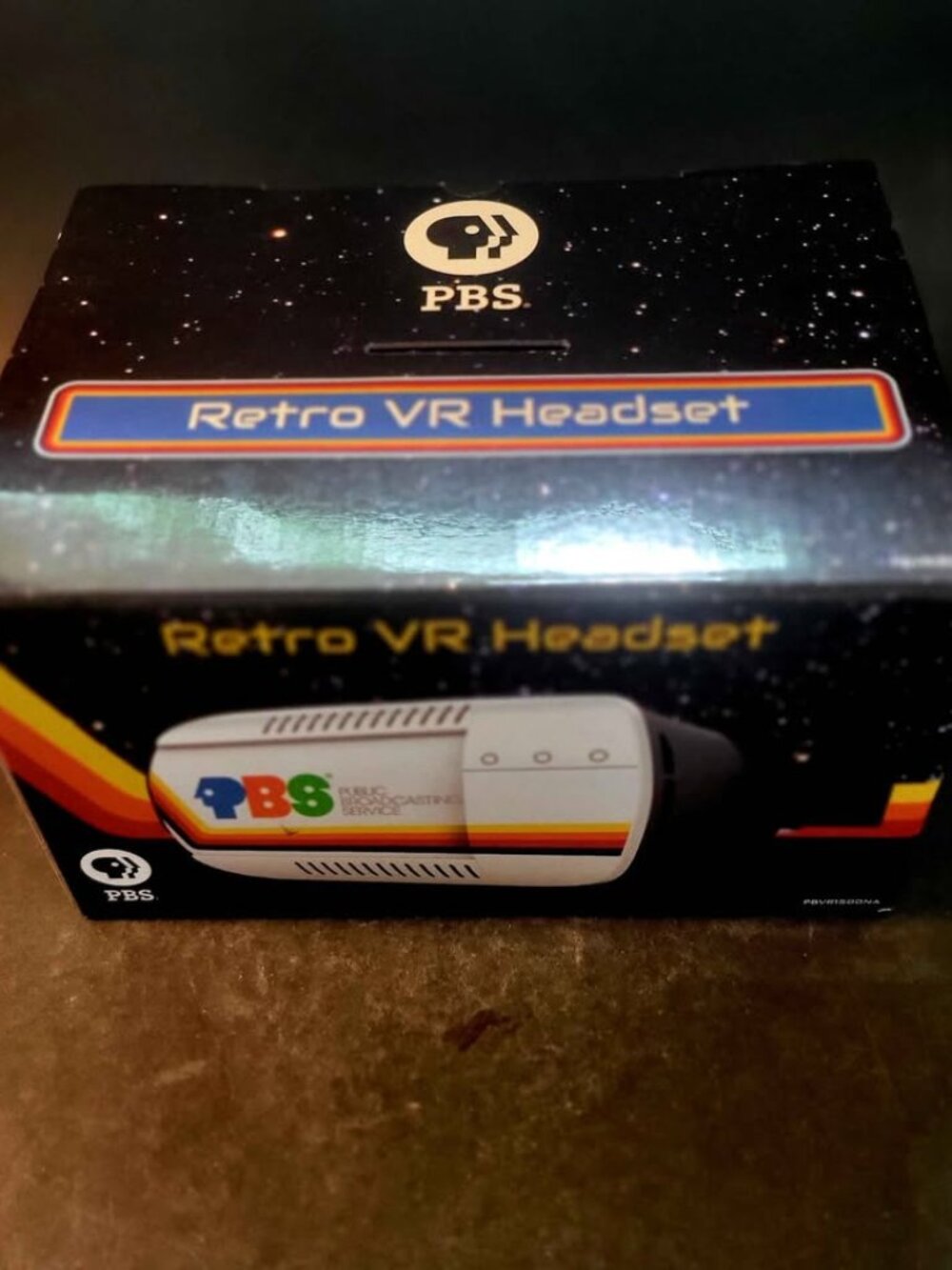 Ematic PBS Retro Space-Themed Virtual Reality Headset designed for smartphones